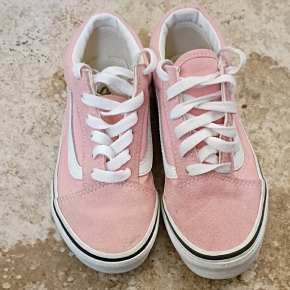 Vans Other - Vans Pink and White Kids Sneakers